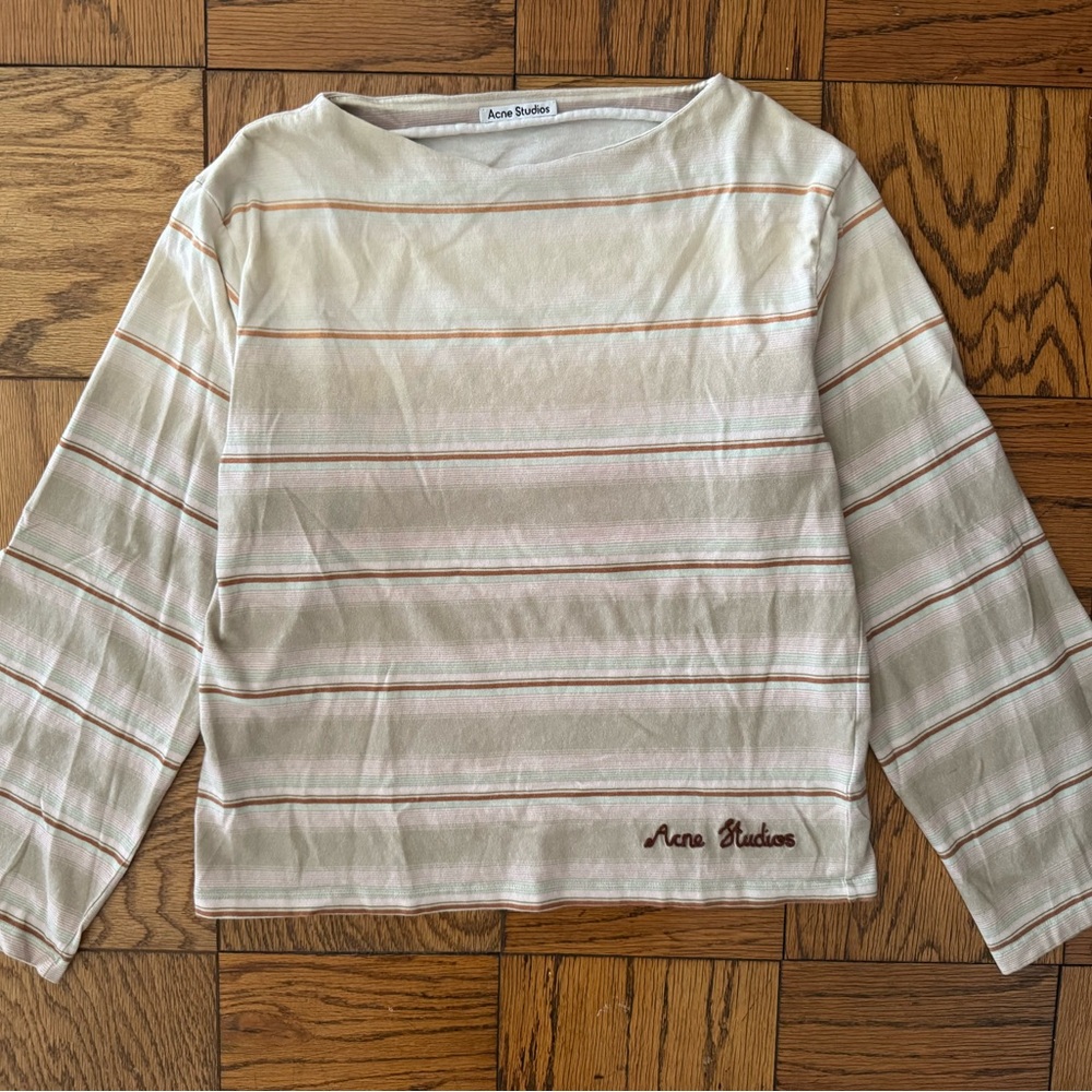 Acne Studios striped knit longsleeve